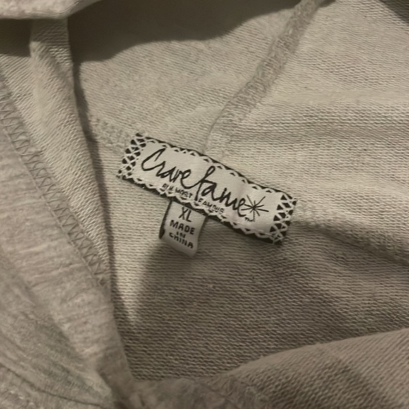 Crave Fame Floral Embroidery Hoody - Picture 3 of 4